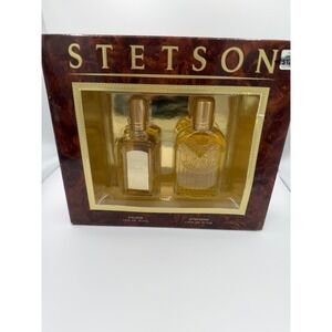 STETSON Cologne 1.6 oz And After Shave 1.75 oz. New In Box Masculine Wood/Spice